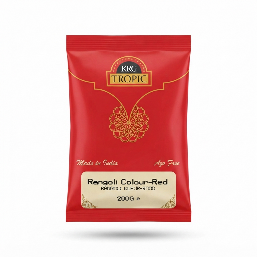 KRG Tropic Rangoli Colour – Red 200g