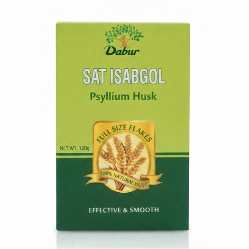 Dabur Sat Isabgol Premium White Husk 120g