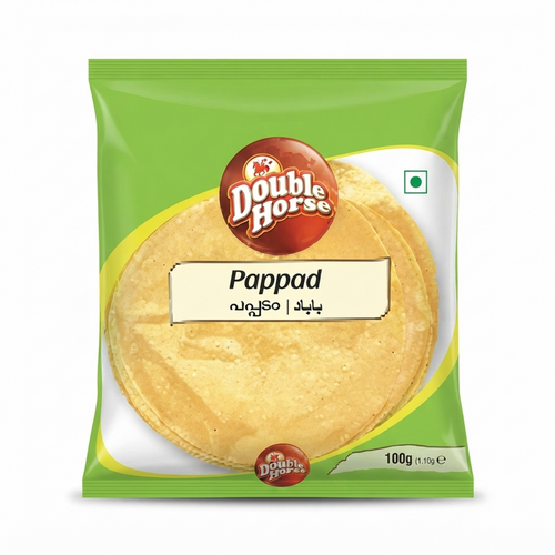 Double Horse Pappad 100g