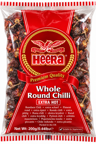 Heera Round Chillies Whole 200g