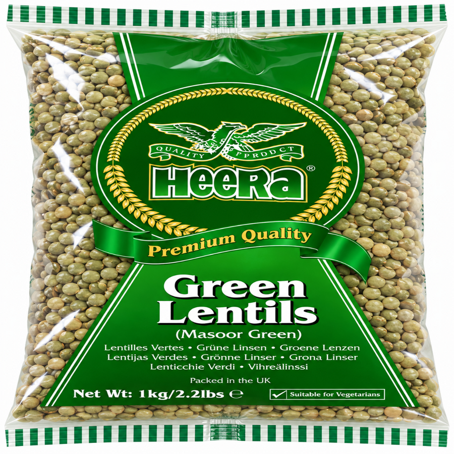 Heera Green Lentils (Masoor Green) 1kg