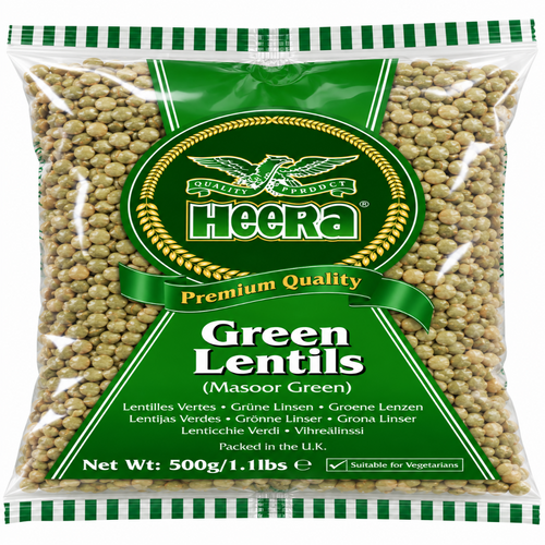 Heera Green Lentils (Masoor Green) 500g
