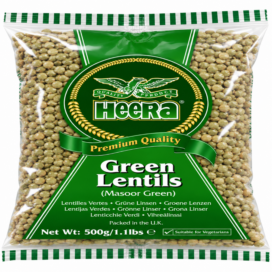 Heera Green Lentils (Masoor Green) 500g
