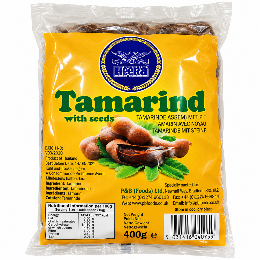 Heera Thai Wet Tamarind With Seeds 400g