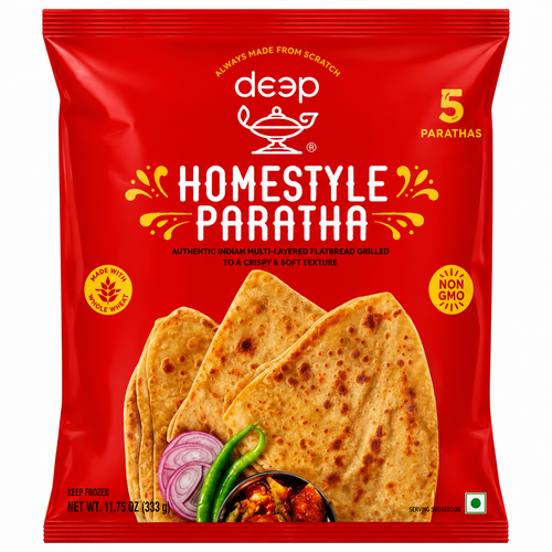 Deep Home  Style  Paratha 333 gms