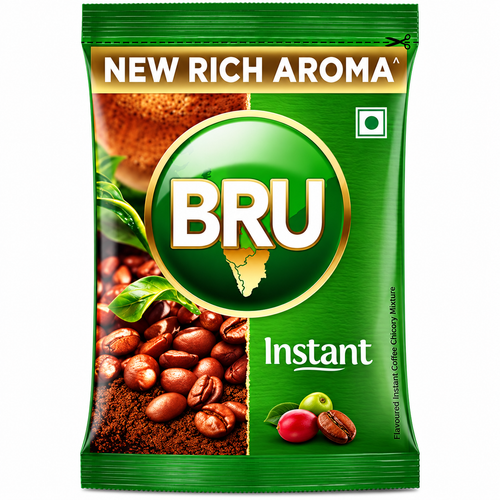 BRU Pouch Instant Coffee 50g – Rich & Aromatic Instant Coffee