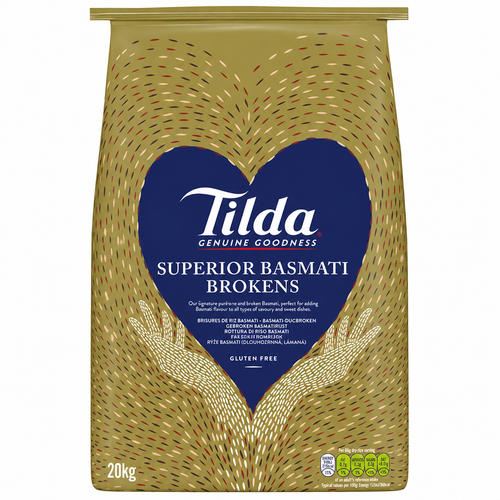 Tilda Superior Broken Basmati Rice 20kg