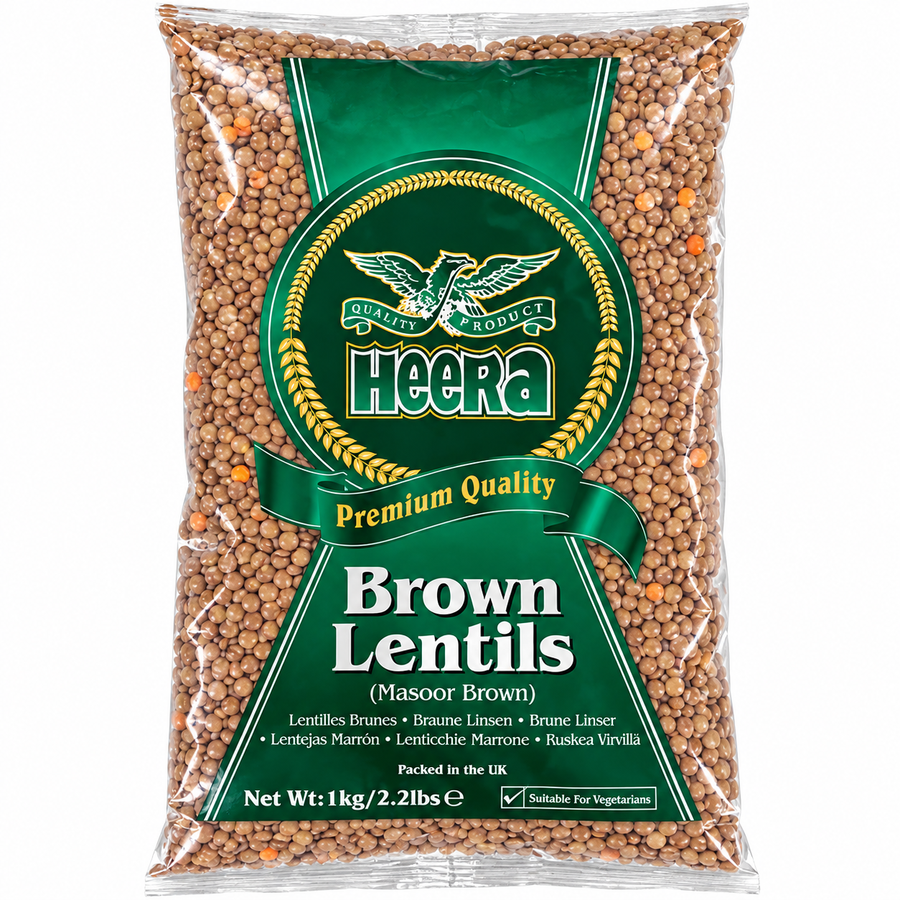 Heera Whole Lentils Masoor Brown 1kg