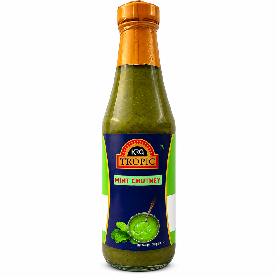 KRG Mint Chutney 340g – Authentic Indian Mint Chutney