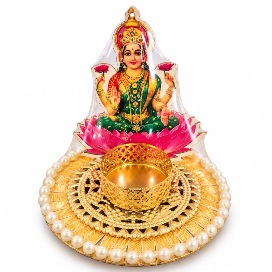 Fancy Diya Tealight Holder Laxmi