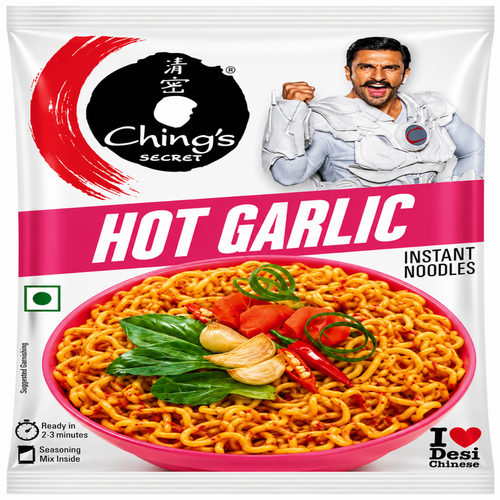 Ching's Hot Garlic Instant Noodles 60g