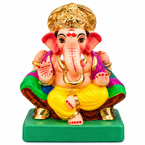 Ganesha Idol Eco- Friendly 8 Inch