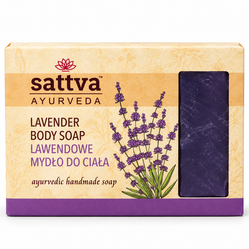 Sattva Lavender Soap 125g – Relaxing Herbal Bath Soap