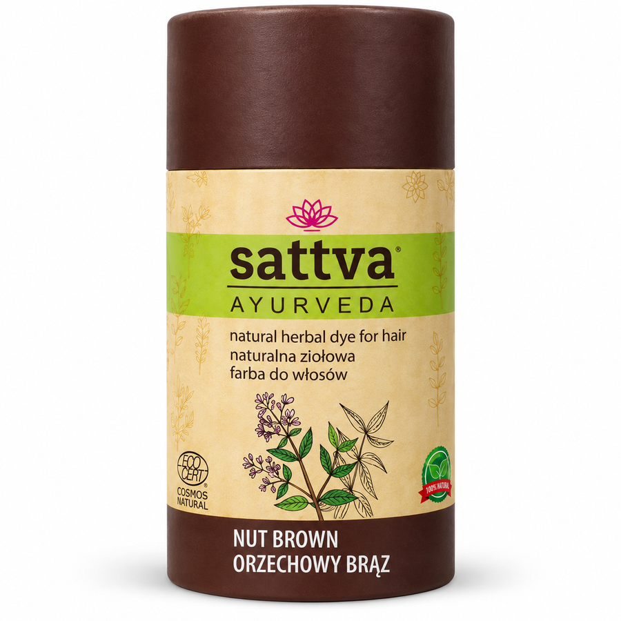 Sattva Henna Nut Brown 150g – Herbal Hair Colour