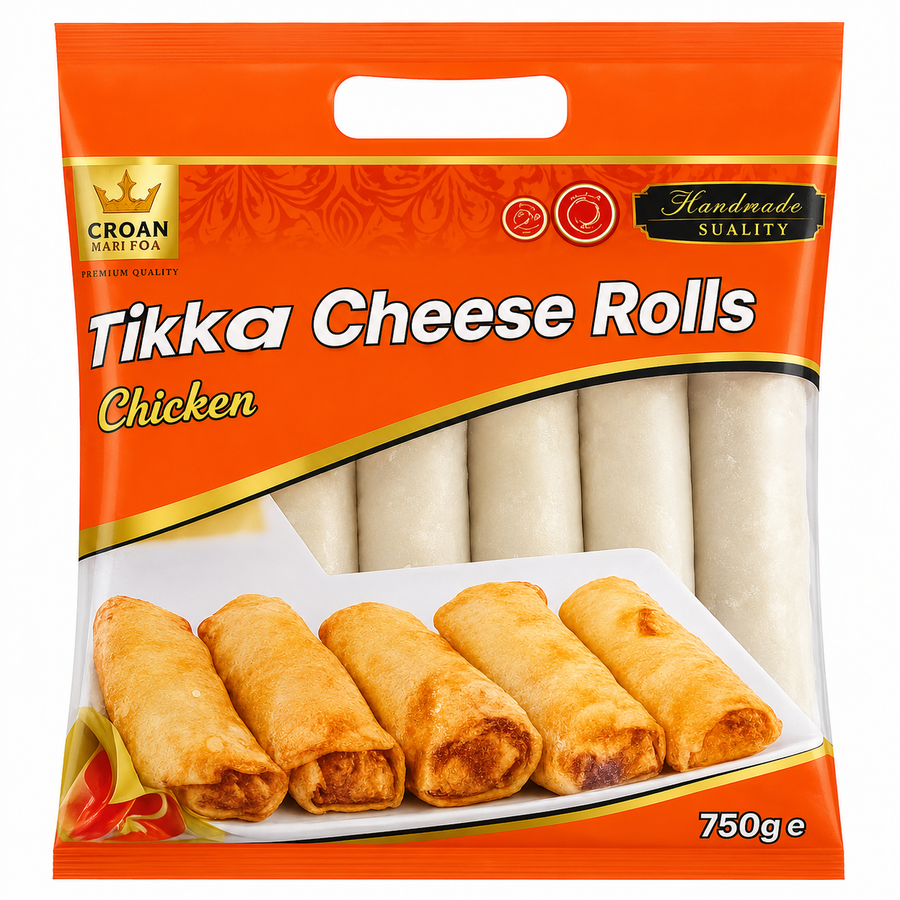 Crown Cheese Chicken Tikka Rolls 750gm