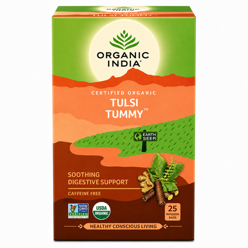 Organic India Tulsi Tummy Tea 25 Tea Bags