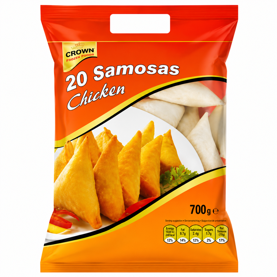 Crown Frozen Chicken Samosa  700g