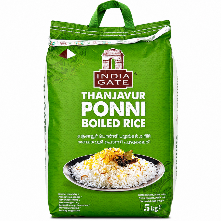 India Gate Thanjavur Ponni Boiled Rice 5000g