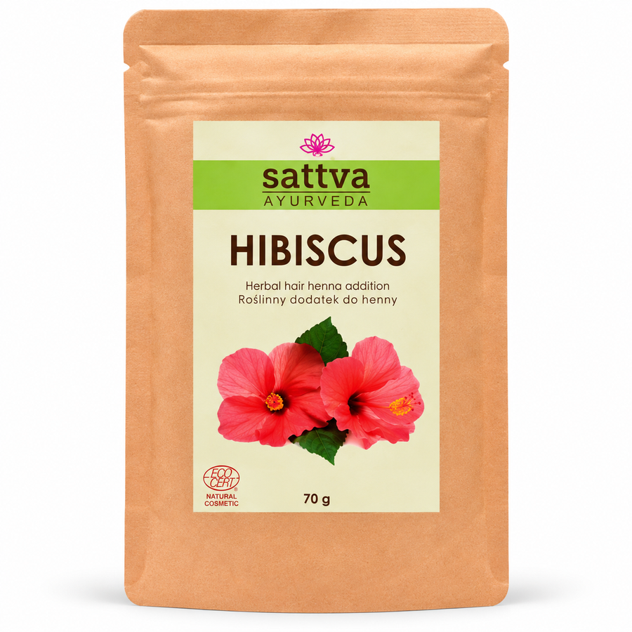 Sattva Herbal Hibiscus Powder 70g – Natural Hair & Skin Care