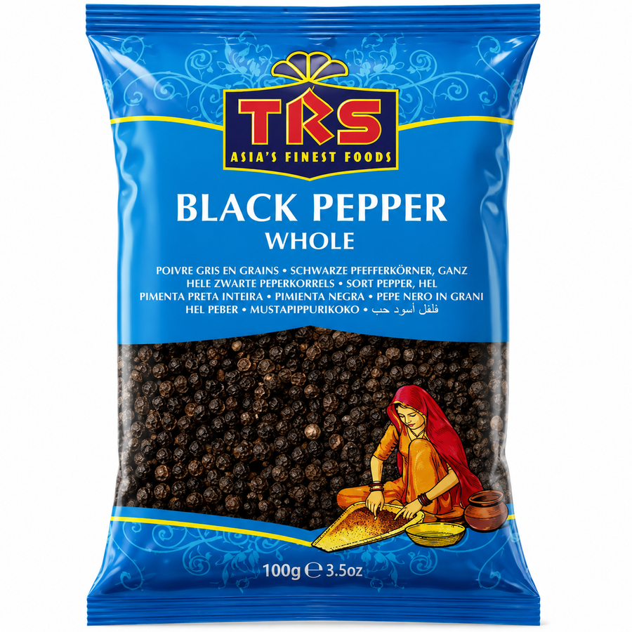 TRS Black Pepper Whole 100g